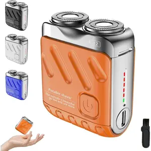 Men's Electric Face Hair Trimmer Rechargeable Pubic Chest & Bikini Shaver Painless Grooming for Legs Underarms Cordless Digital Display Trimmer with USB Charging and High-Speed Motor, Mens Gifts