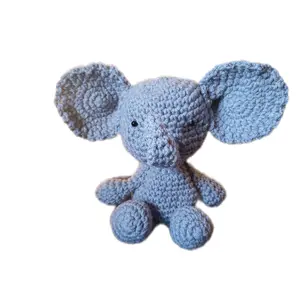 Crocheted Elephants - Grey Handmade amigurumi