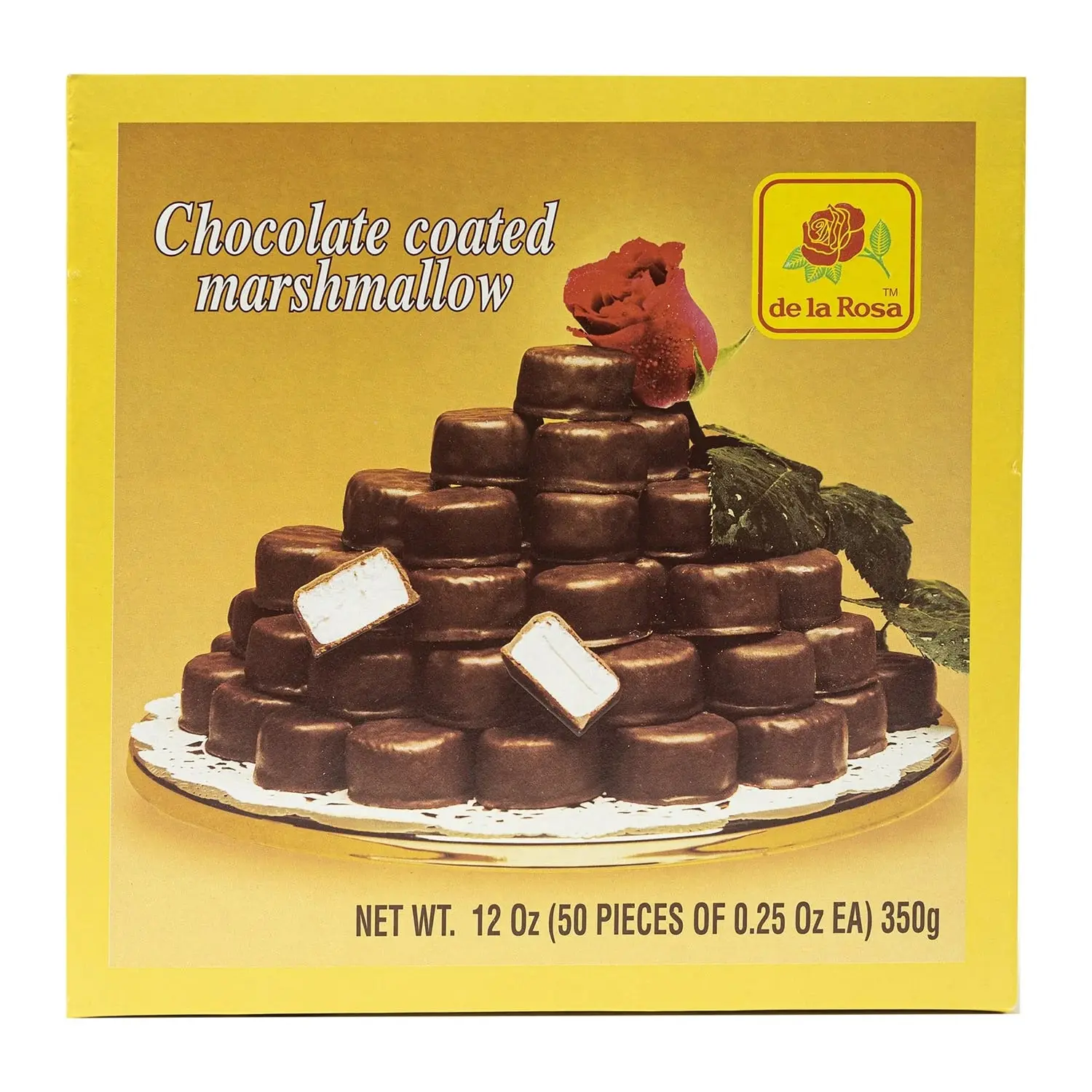 Chocolate Covered Marshmallow BonBon Snack By De La Rosa 50 ct Chocolate Covered Marshmallow BonBon Snack By De La Rosa 50 ct