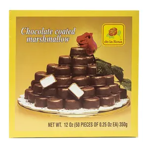 Chocolate Covered Marshmallow BonBon Snack By De La Rosa 50 ct