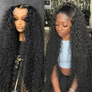 [NEW] Bling Hair Deep Wave 13x6 HD Lace Frontal Wig Water Wave HD Transparent 13x4 Deep Curly Lace Frontal Human Hair Wigs For Women TikTokShopHolidayHaul
