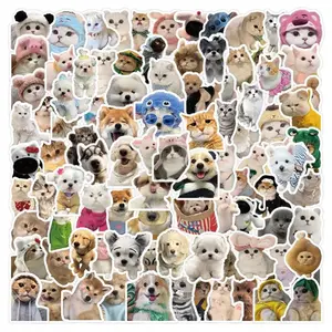 [Random Pack 5] Cute Cat Dog Cartoon Stickers