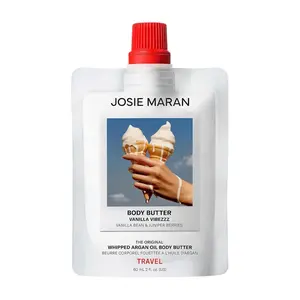 JOSIE MARAN  Mini Vanilla Vibezzz - Whipped Argan Oil Refillable Firming Body Butter