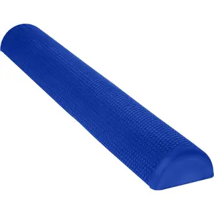 High-Density EVA Foam Rollers | Deep Tissue Massager | Myofascial Release Textured Bumps | 36" Half Roller | Made in The USA