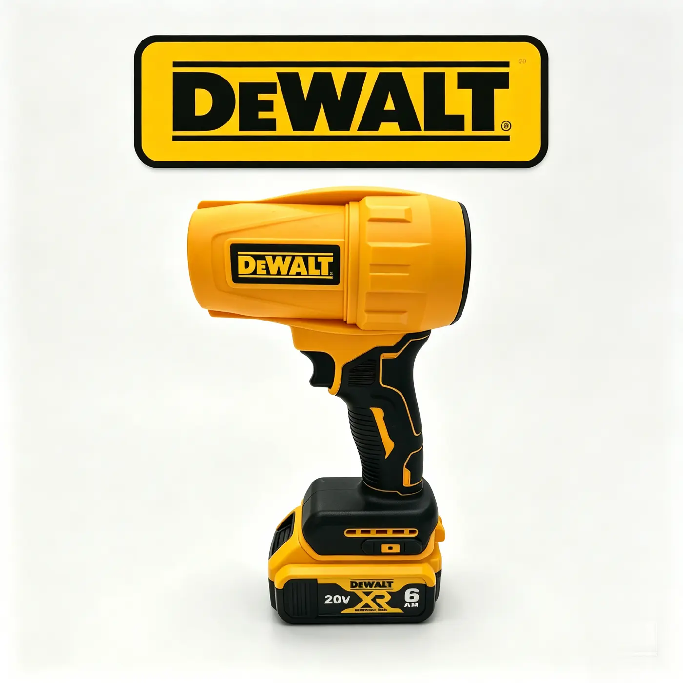 DEWALT DCBL722 21V Brushless Cordless Handheld Turbo Blower, 700W 24000 RPM Single Speed with 1000g Thrust and Concentrator Nozzle, Ideal for Electronics Dust Removal, Garage Cleanup, Jobsite Debris Blowing and Car Drying