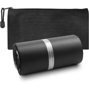 100 Pcs 1 Pack Black Opaque Self Sealing Zipper Sanitary Napkin Disposal Bag, Privacy Protection for Women Personal Tampon Disposal