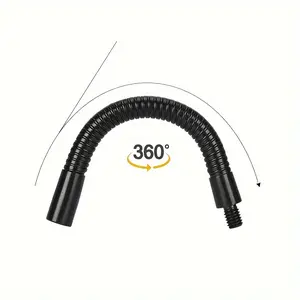 1PC 360° Flexible 7-Inch XLR Gooseneck Microphone Arm, Metal Extension Tubing for Shock Mount, Mic Stand, and Clip, No Battery Required