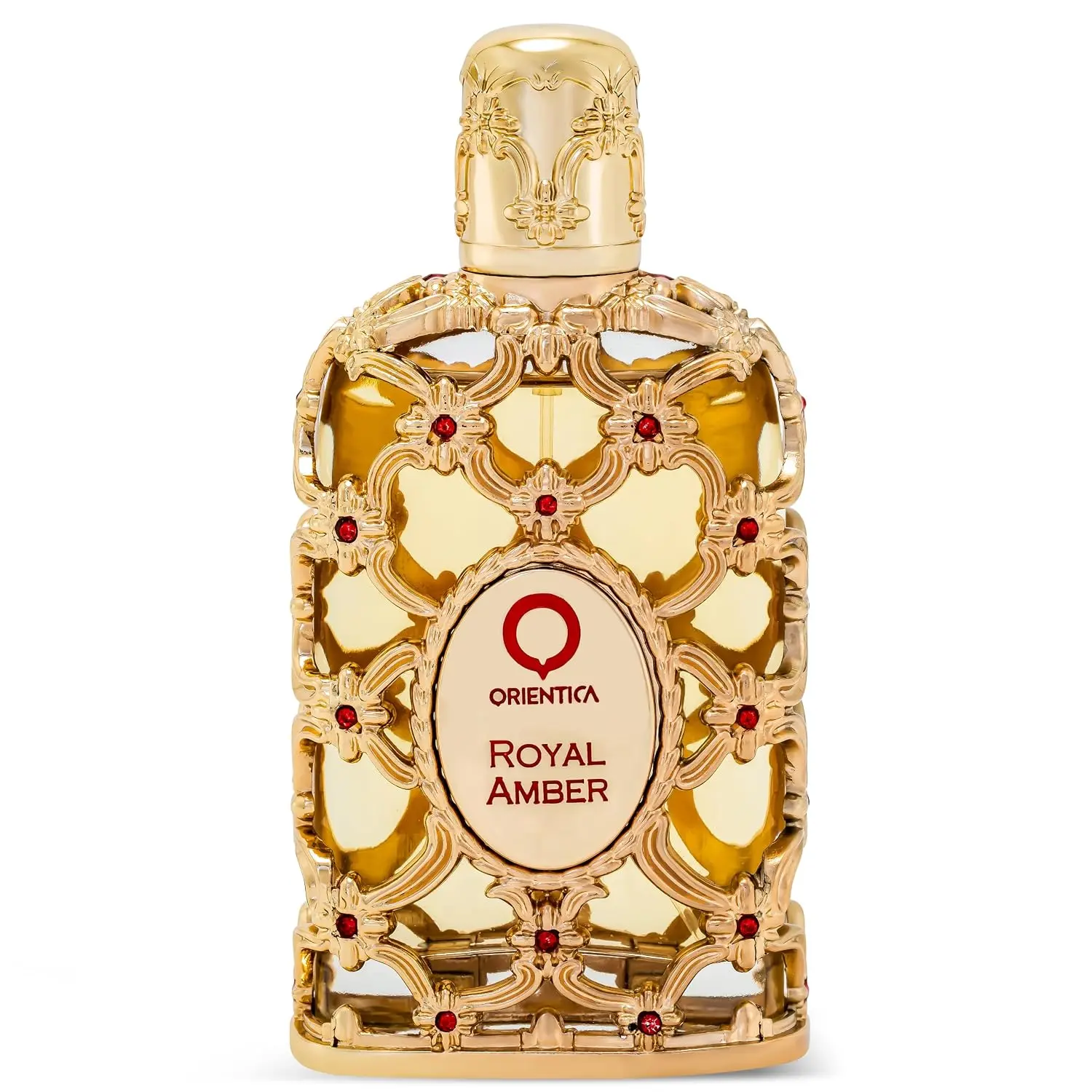 Orientica Luxury Royal Amber Eau De Parfum 2.7oz/80ml - Notes of Vanilla, Bergamot, Pineapple, Melon - Amber Oud, Gourmand Fruity Arabic Perfumes for Women & Men - Perfumes Arabes de Mujer y Hombres