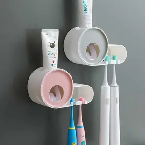 Snail Rack Automatic Toothpaste Squeezer Wall Mounted Non Perforated Children's Toothbrush Hanger Hot Selling