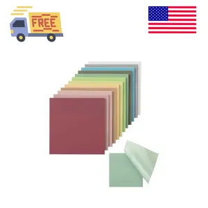 Transparent Sticky Notes, 3x3, 600 Sheets, Vintage Colors, See Through Notes Transparent, Translucent Clear