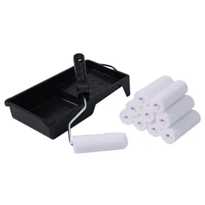 Mini Paint Roller Kit 12PCS – Perfect for Wall, Door & Furniture Painting  Smooth Finish Foam Roller Set | Easy DIY Home Improvement Tool | Small Area Painting Made Easy