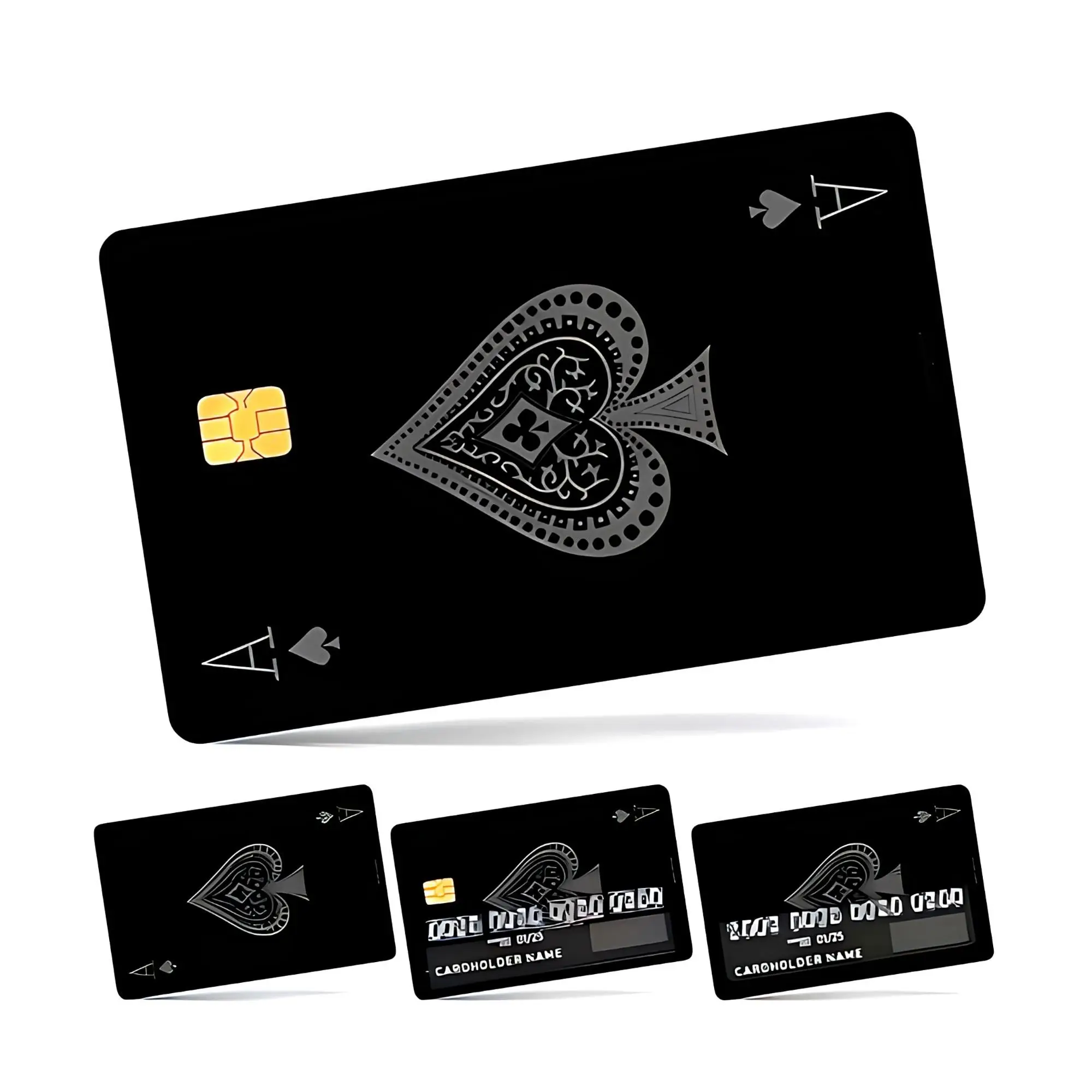 Waterproof Credit Card Skin Sticker Cover Decor, 4 Counts Decal Sticker, Gifts for Family, Couple, Friends, Lover