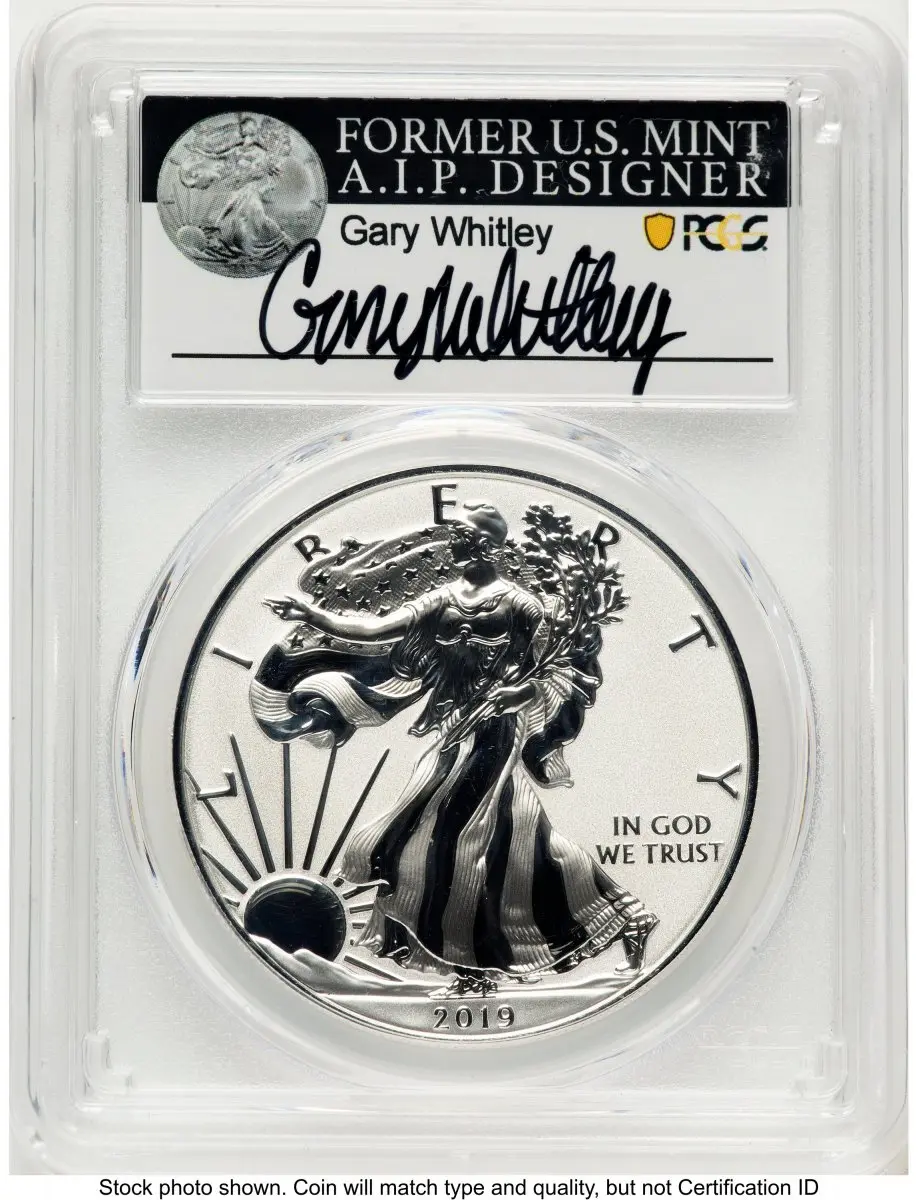 Modern Bullion Coins (2019-S Enhanced Reverse Proof Silver Eagle 1 oz FS Gary Whitley)