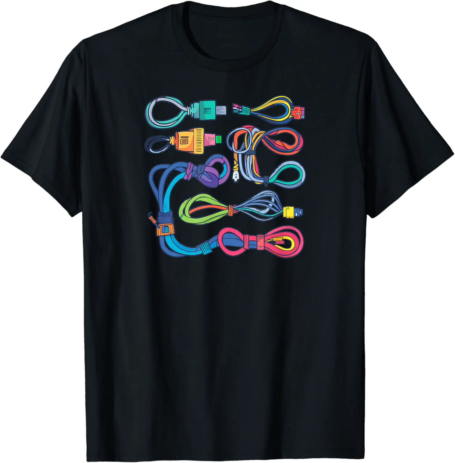 Cables Design Network Engineering T-Shirt - Griseldatu Shop 52B0CYH45C75
