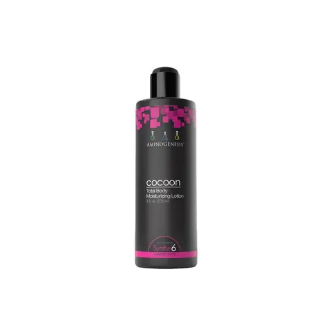 AMINO GENESIS Cocoon Body Lotion - 8oz Advanced Amino Acids & Peptides Skin Repair Moisturizer, Hydrating Leave-On Body Care Liquid with 20 Ultra-Moisturizing Agents, Restore Moisture, Itch & Eczema Relief, Non-Toxic, Cruelty-Free for Mature Adults