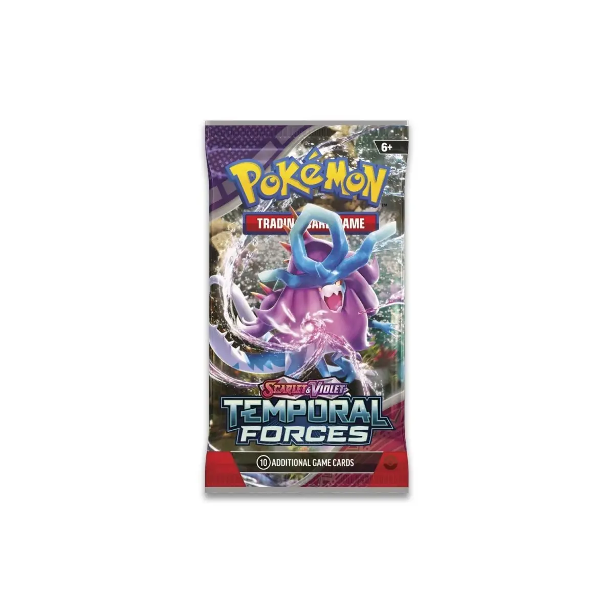 Pokémon SV05: Temporal Forces TCG Booster Pack - Live Rips, Sealed Trading Cards Pack with Uniquely Powerful Effects, Sealed Packs, Tcg Boosters