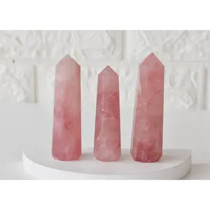 Healing Obelisk| Rose Quartz | Crystal Tower | Crystal Point