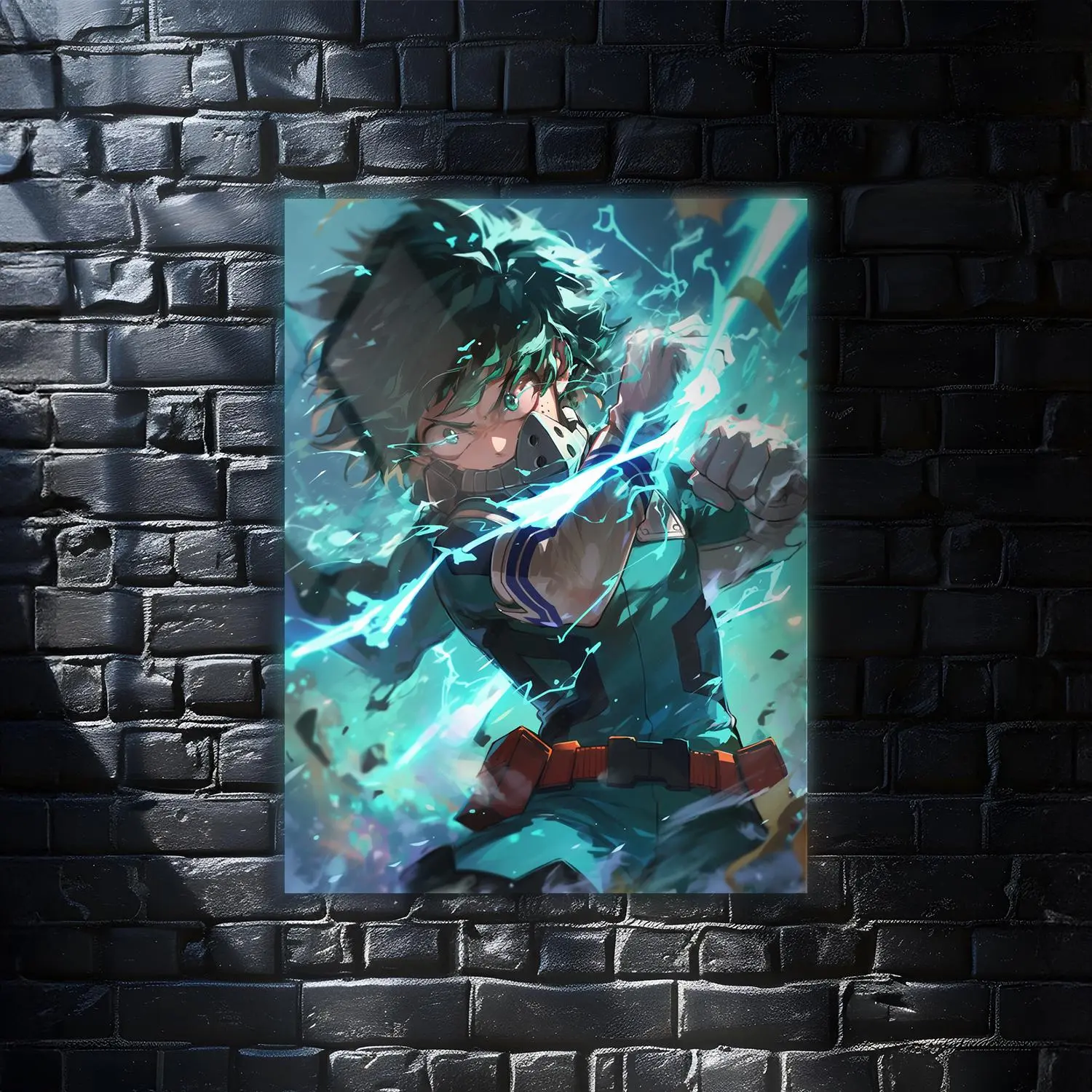 Midoriya Izuku My Hero Academia Anime Wall Art Poster, Modern Wall Art, Anime Gifts, Wall Decor