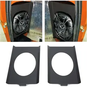 Behind Seat Speaker Brackets Compatible with 1973-1987 Chevy/GMC C10 Pickup for 6x9 Speakers Square Body Replacement