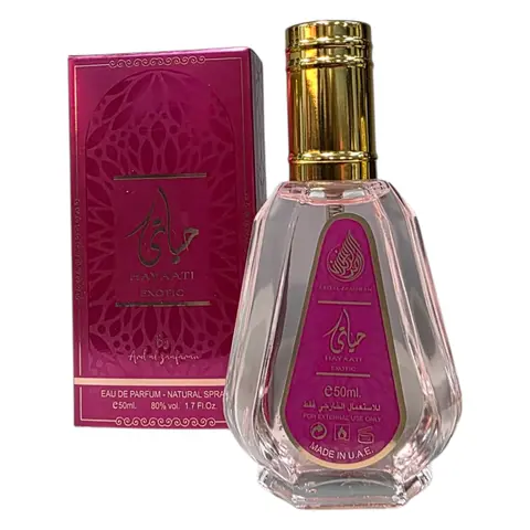 Ard Al Zaafaran Hayaati Exotic EDP Spray for Women, 50ML - EDP Intense Perfume, Perfumed & Spray-Based Women's Fragrance, Single Item for Scent Enthusiasts