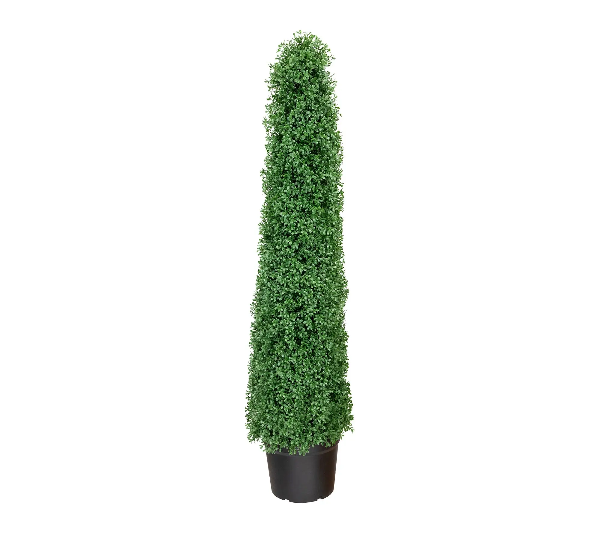 Northlight Boxw ood Cone Topiar y Artificial Tr ee in Pot 4'
