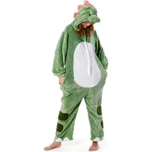 Adult Onesie, Animal Halloween Costume, Unisex Onesies Plush Cosplay Pajamas One-Piece Sleepwear