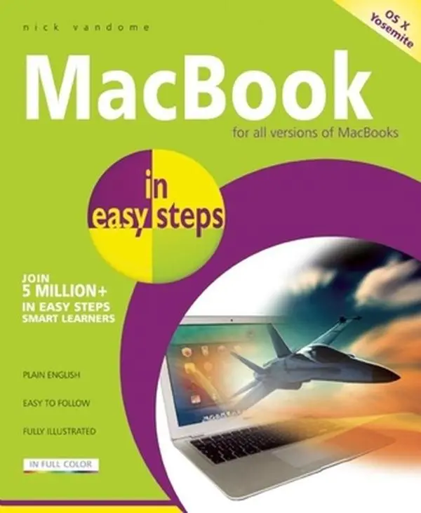 USED Book - Macbook in Easy Steps: Covers OS X Yosemite (10.10) by Vandome, Nick (Paperback) - english