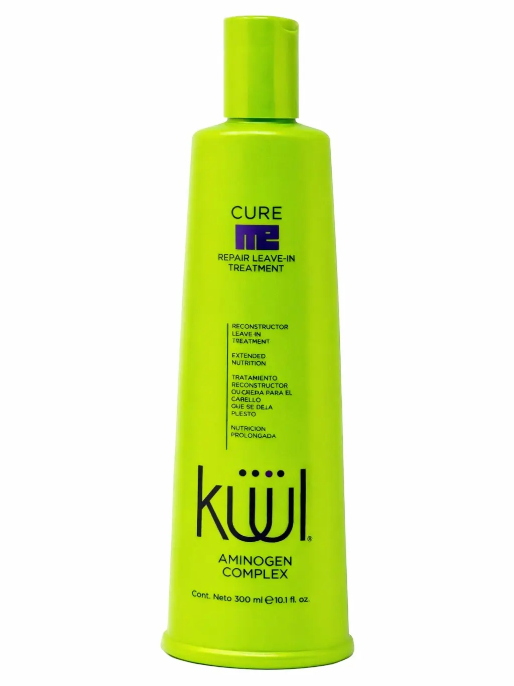 Kuul Cure Me Repair Leave In Treatment ( 10.14 oz )  For Damaged & Dry Hair - Tratamiento Reconstructor Reparador y Nutritivo Sin Enjuague ( 300 ml )
