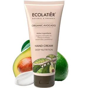 Hand Cream with Organic Avocado - Vegan, 97.5% Natural Ingredients, Deep Nutrition & Skin Restoration Hand Lotion, Travel Size Moisturizing Lotion for Women & Men - 3.1 Fl Oz