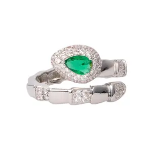 Carti Serpent Wrap Ring (Silver)