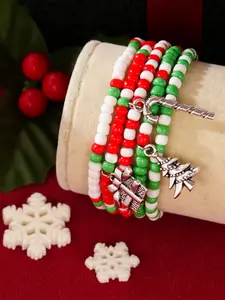 5-Piece Halloween Candy Sticks Gift Set, Christmas Tree Bracelet Kit, Festive Holiday Present, Perfect Party Favors, Lightweight