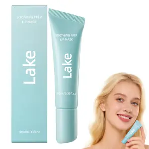 Peel-Off Lip Care Gel with Cooling Feel, Lightweight Lip Mask, Soothing Prep Lip Mask,Lasting Moisture and Deep Nourishment, Lip Care, Light and Non-Sticky