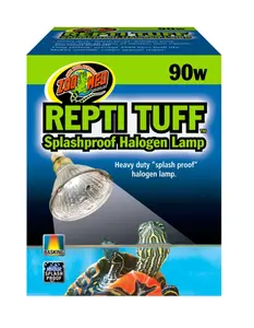 Zoo Med Repti Tuff Splashproof Halogen Lamp White, 1ea/90 W