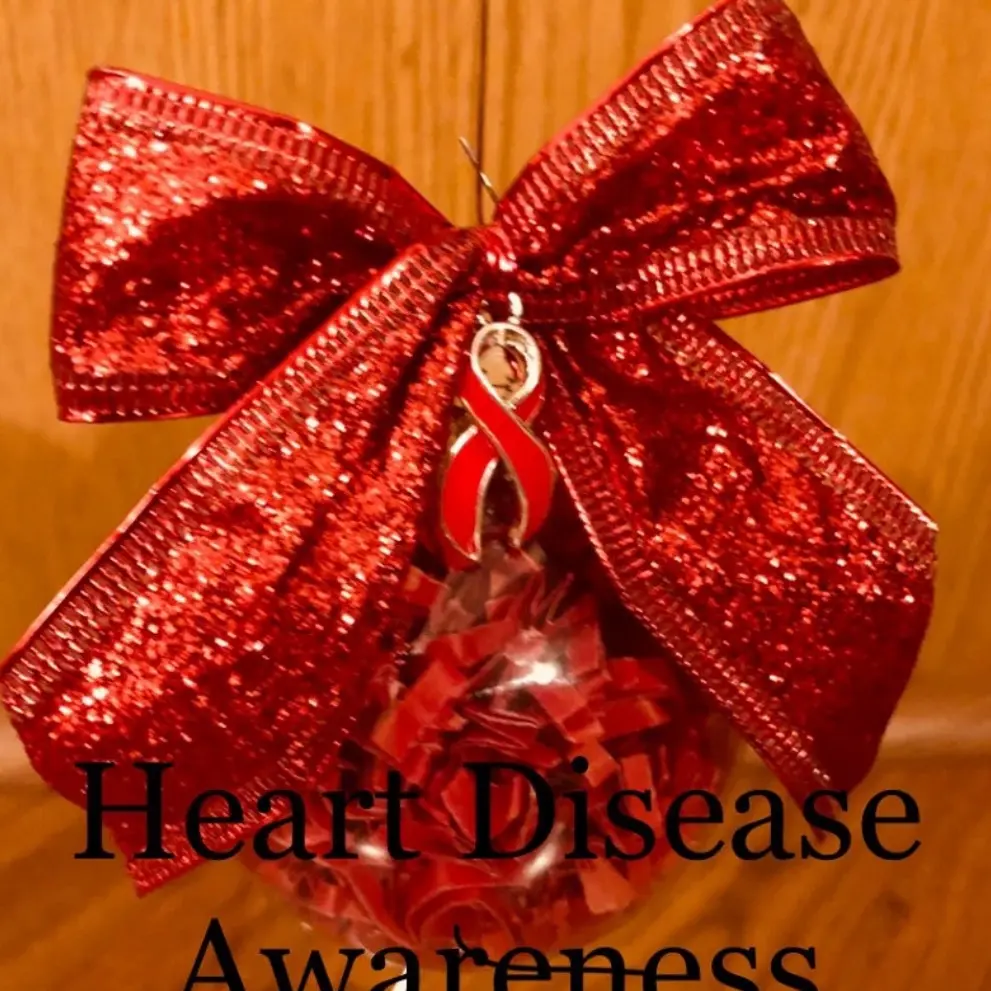 Heart Disease Awareness Ornament