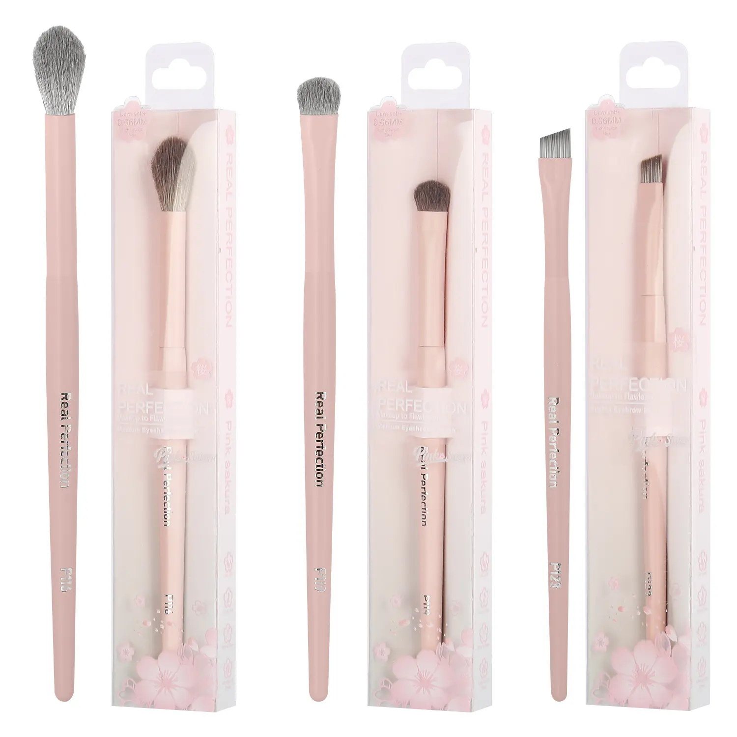 Luxury Eye  Brow Trio brush ,P116 、P119 、P123 TikTok Exclusive from REAL PERFECTION