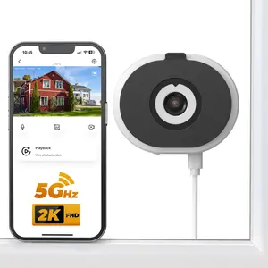 2.5K 4MP Window Security Camera | Dual-Band 2.4G/5G WiFi Indoor Cam | ChroMax AI Color Night Vision, Motion & Human Detection, 24/7 Recording