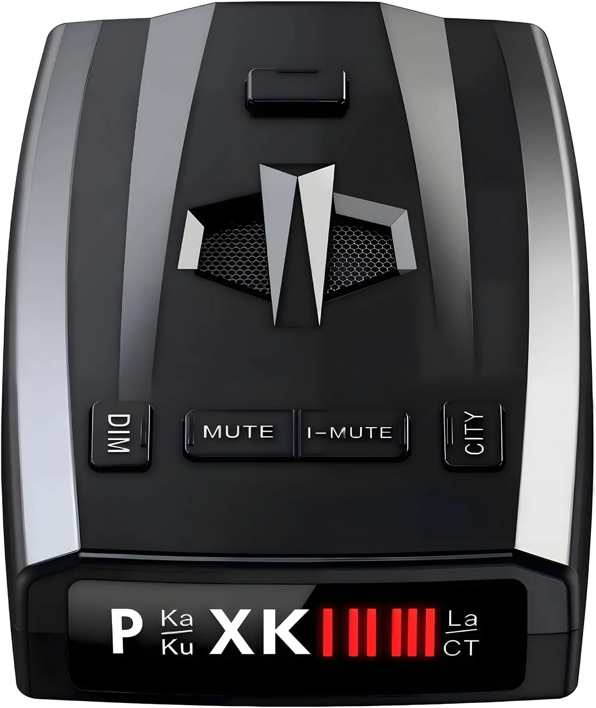 Upgraded Long Range Radar Detector for Cars, High Sensitivity Laser Detection with Voice Alert, Intelligent False Alert Filter, X K Ka KU ST CT Band Protection, 360 Degree Scanning, Black