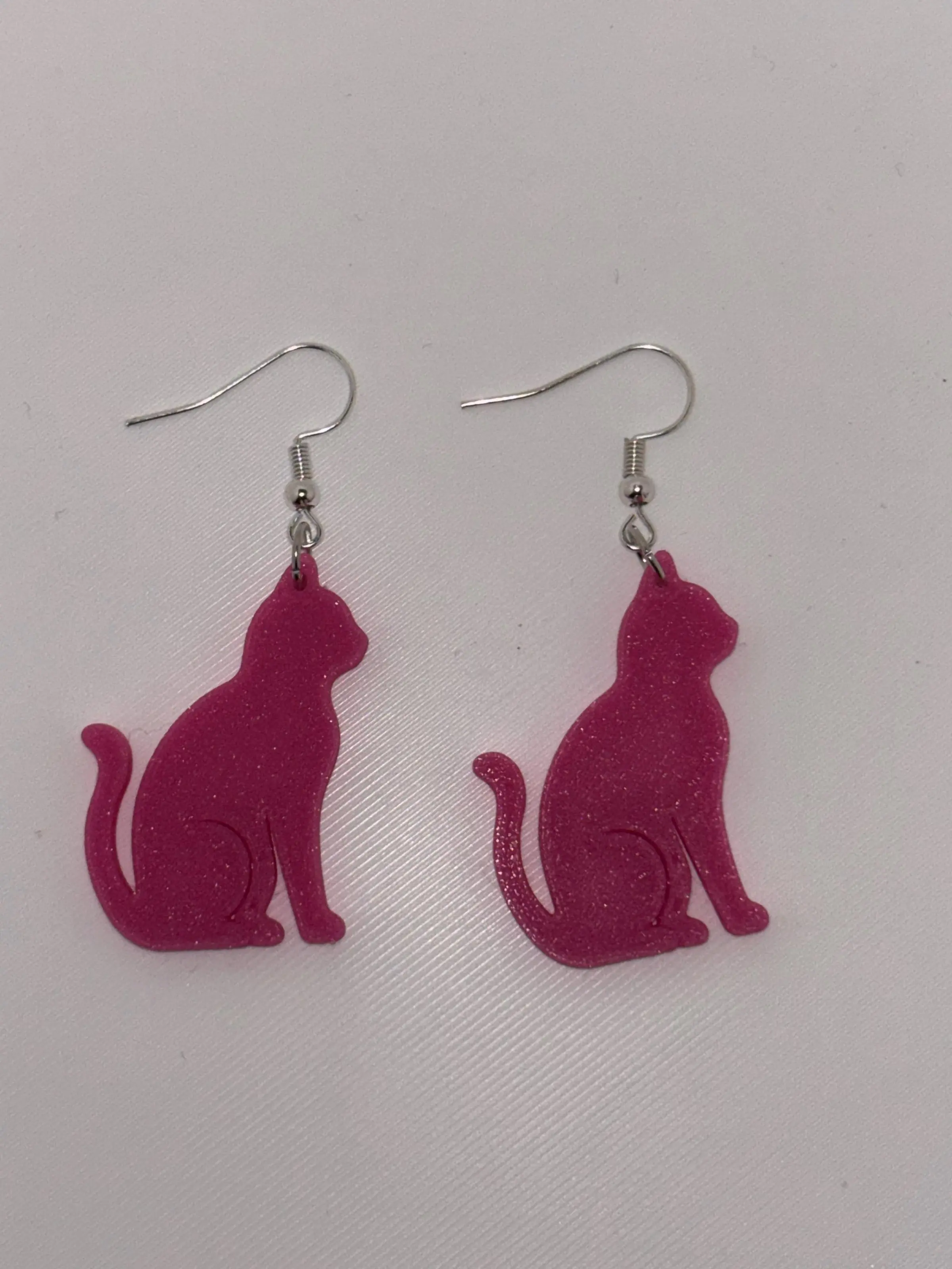 Dangle Cat Earrings