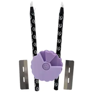 Ink Permanent Eyebrow Mapping Kit for PMU and Microblading – Adjustable Tool with Pencils and Symmetry Compass