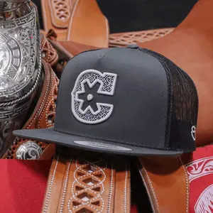 3D Charcoal Charros Original Trucker Cap