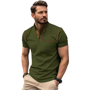 Summer New Men's Quick-Drying Polo Shirt - Casual Short-Sleeved Breathable Tee for Daily Outdoor