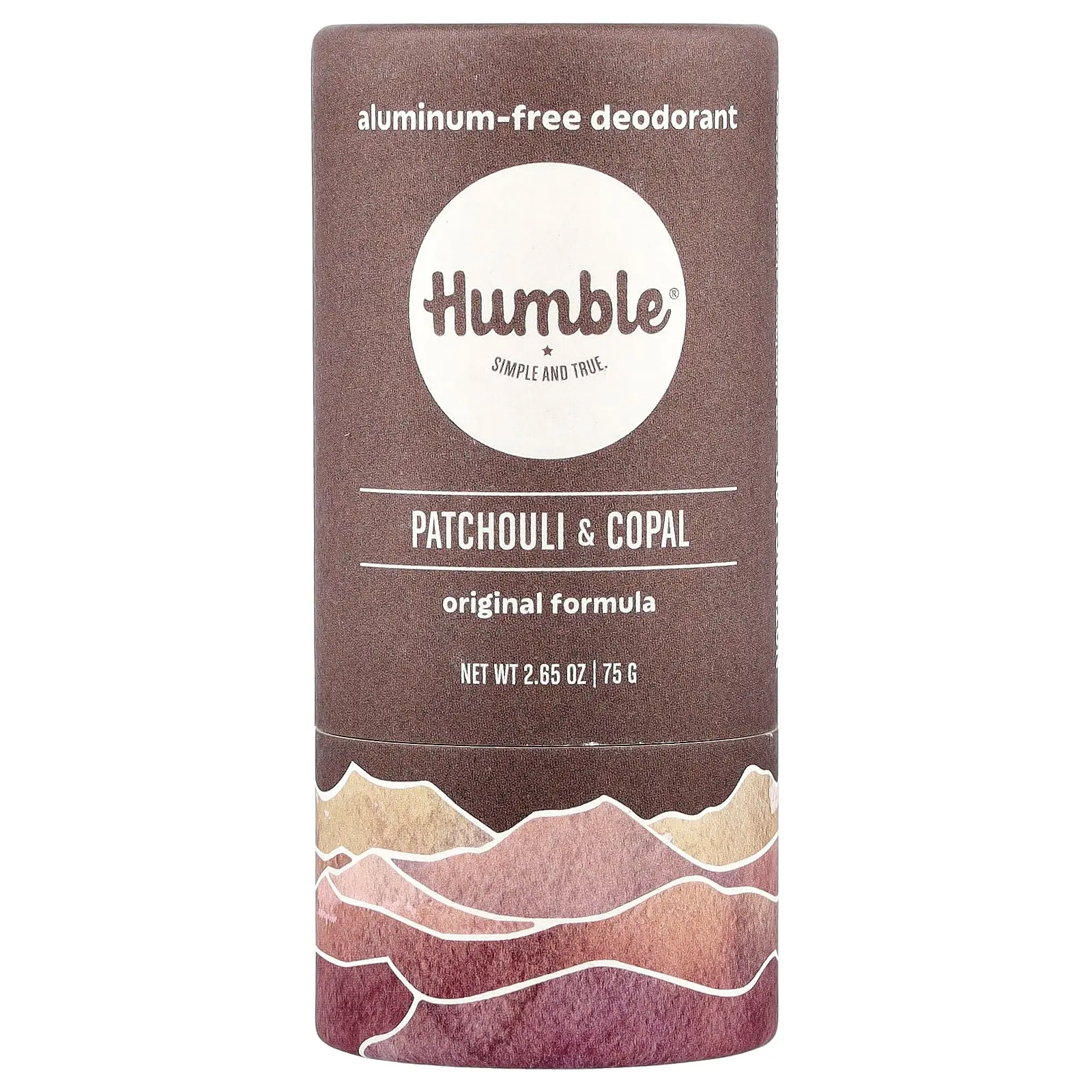 Humble Brands Aluminum Free Deodorant, Patchouli & Copal, 2.65 oz (75 g)