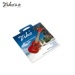 Ziko  Ukulele Strings, Transparent Nylon,String Winder for Soprano Concert and Tenor Ukele  Universal Fit, One Size, Durable & Reliable, Perfect for All Ukuleles