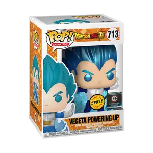 Funko Pop! Dragon Ball Super - Vegeta Powering Up (MT) (Chalice Collectibles) (Chase) #713 Exclusive Collectible Pop Vinyl Figure