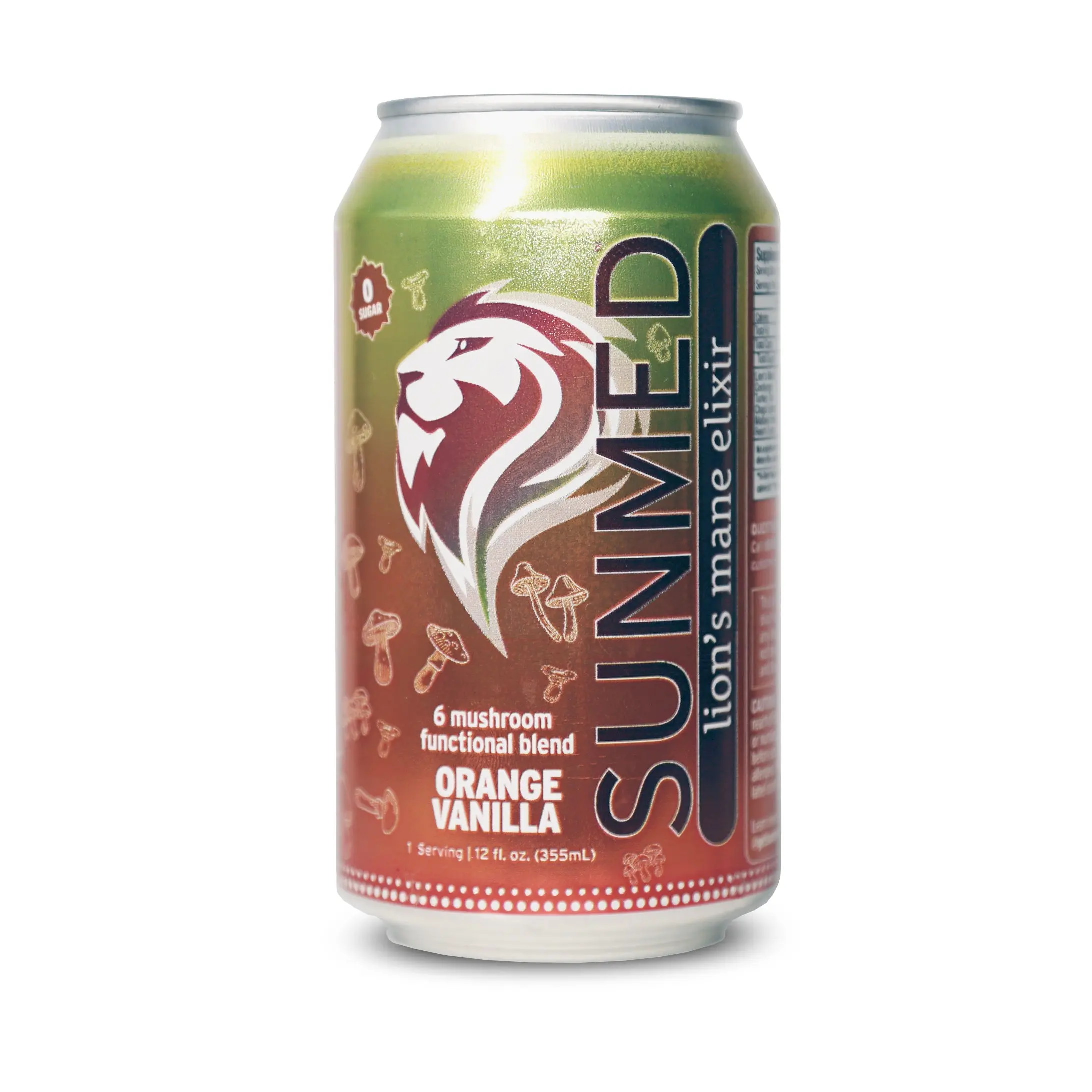 Mushroom Elixir Seltzer - Orange Vanilla Beverage