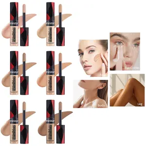 1PC concealer liquid foundation Waterproof Sweat proof Refreshing Non greasy Long lasting Makeup Effect 24 hours flawless natural makeup Flawless Complexion