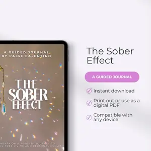 The Sober Effect Guided Journal for Personal Growth and Self-Help