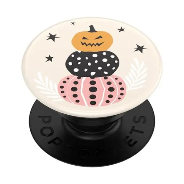 ​​​​PopSockets Phone Grip with Expanding Kickstand, Adhesive Grip - Pumpkin Stack