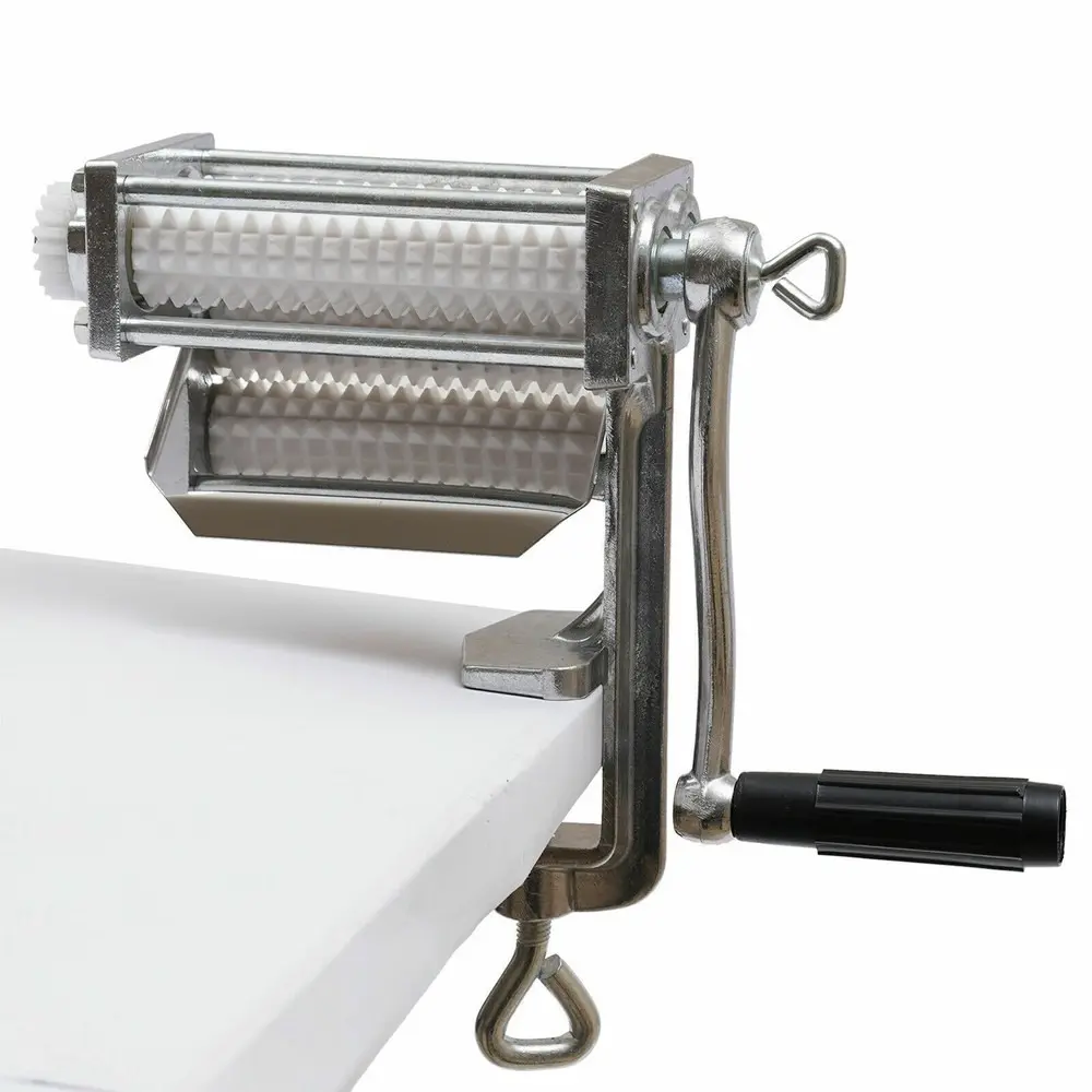 Silver Small Hand Crank Meat Tenderizer Machine with Cast Iron Roller, Home-Use Kitchen Tool & Utensil for Culinary Prep, Outdoor Use, Utensils,summerwins