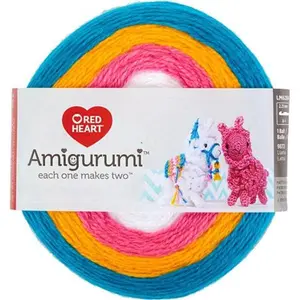 Red Heart Amigurumi Yarn Llamas 3.5oz Acrylic - Makes 2 Items!